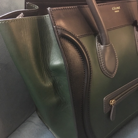 Celine tricolor Mini Luggage Tote w/organizer - Picture 13 of 16